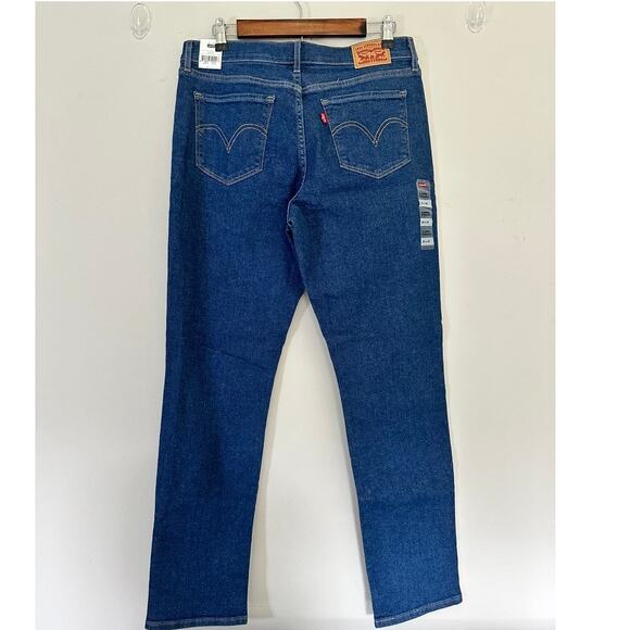 LEVI'S CLASSIC STRAIGHT womens JEANS DENIM 30x32 - Picture 2 of 11